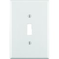 Leviton White 1 gang Thermoset Plastic Toggle Wall Plate 88101-000